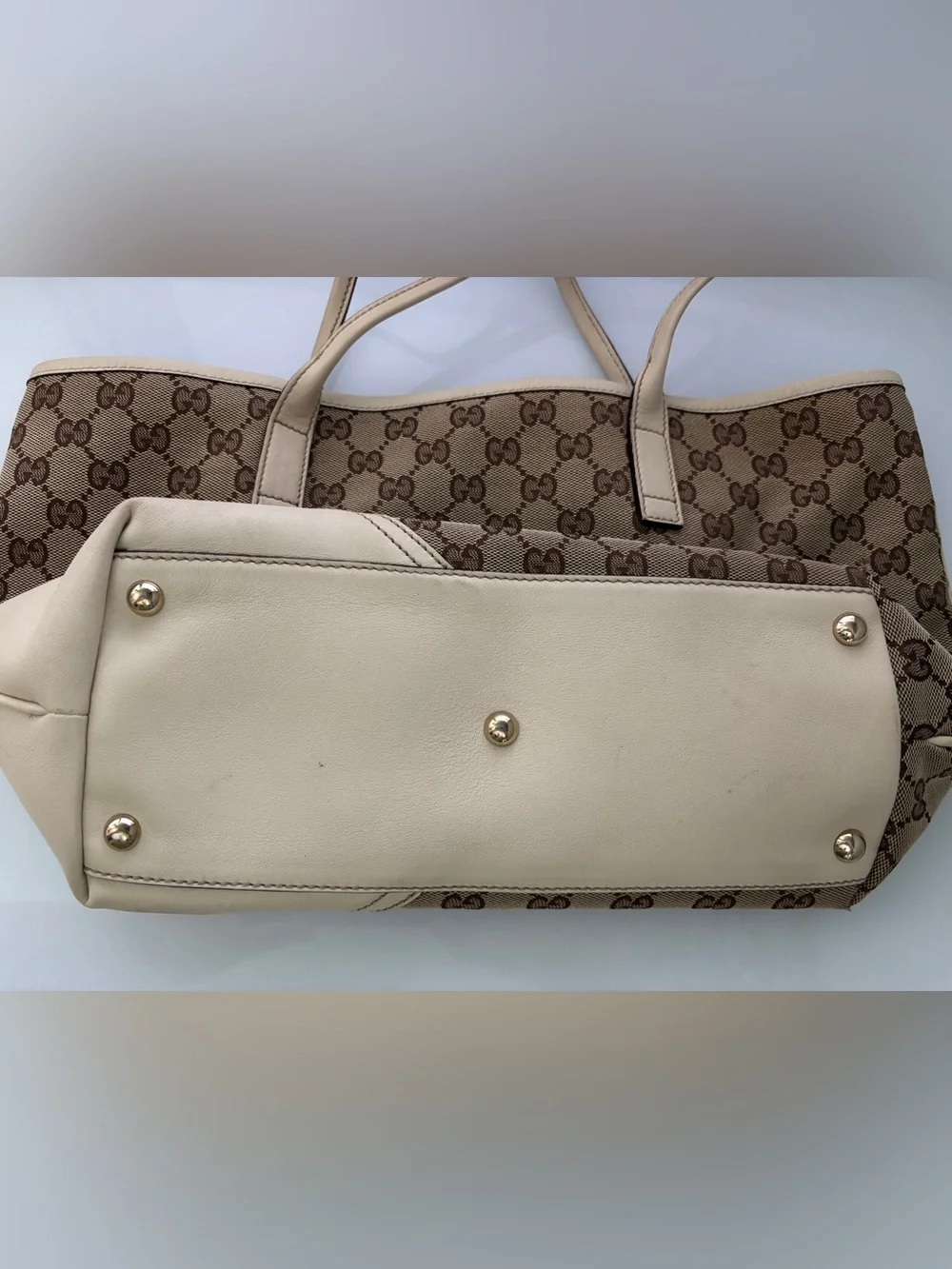 Gucci GG Canvas Britt Tote Bag - Medium